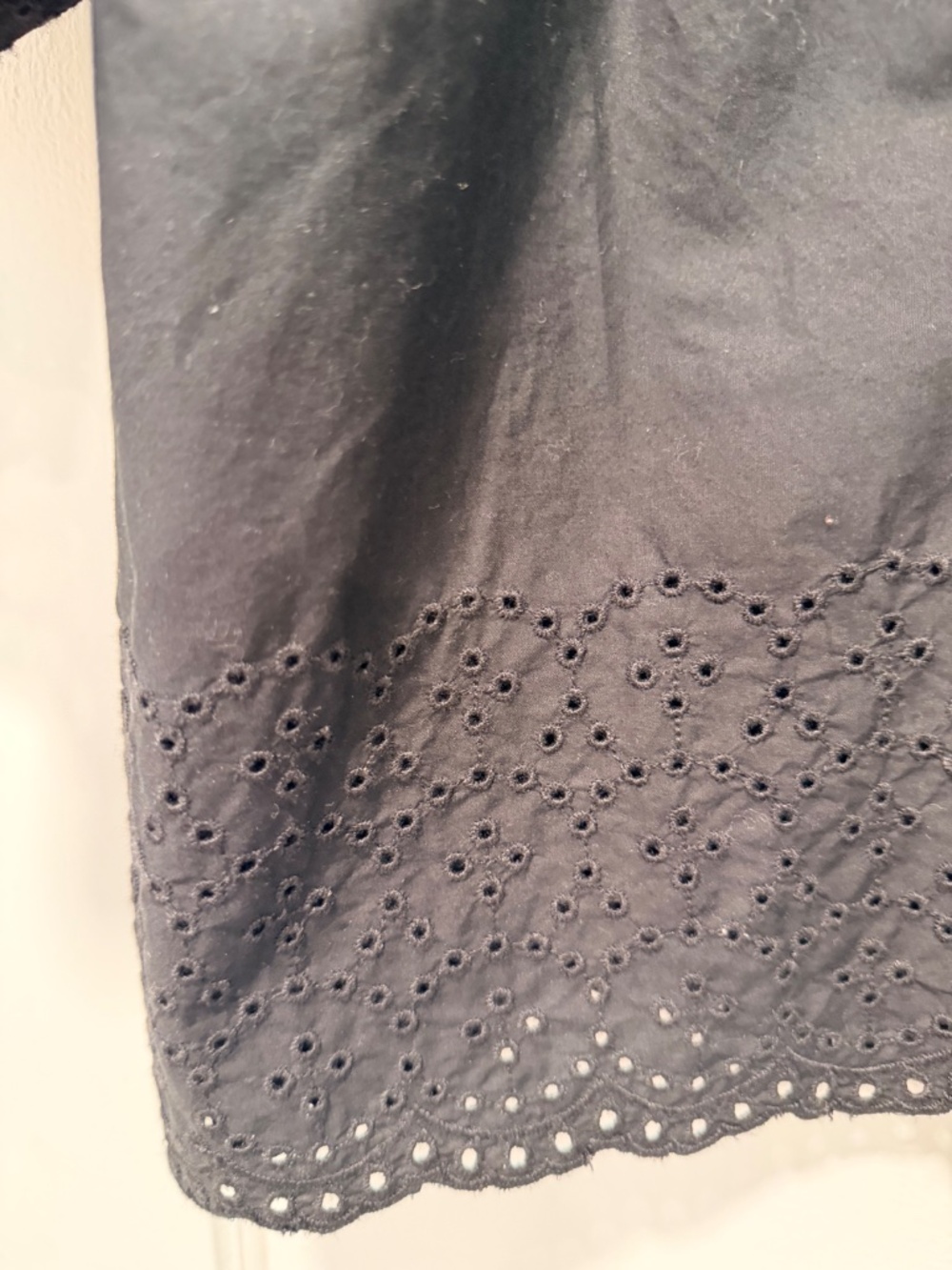 J. Crew Black Cotton Short Sleeve Blouse - Size S - Picture 2 of 7